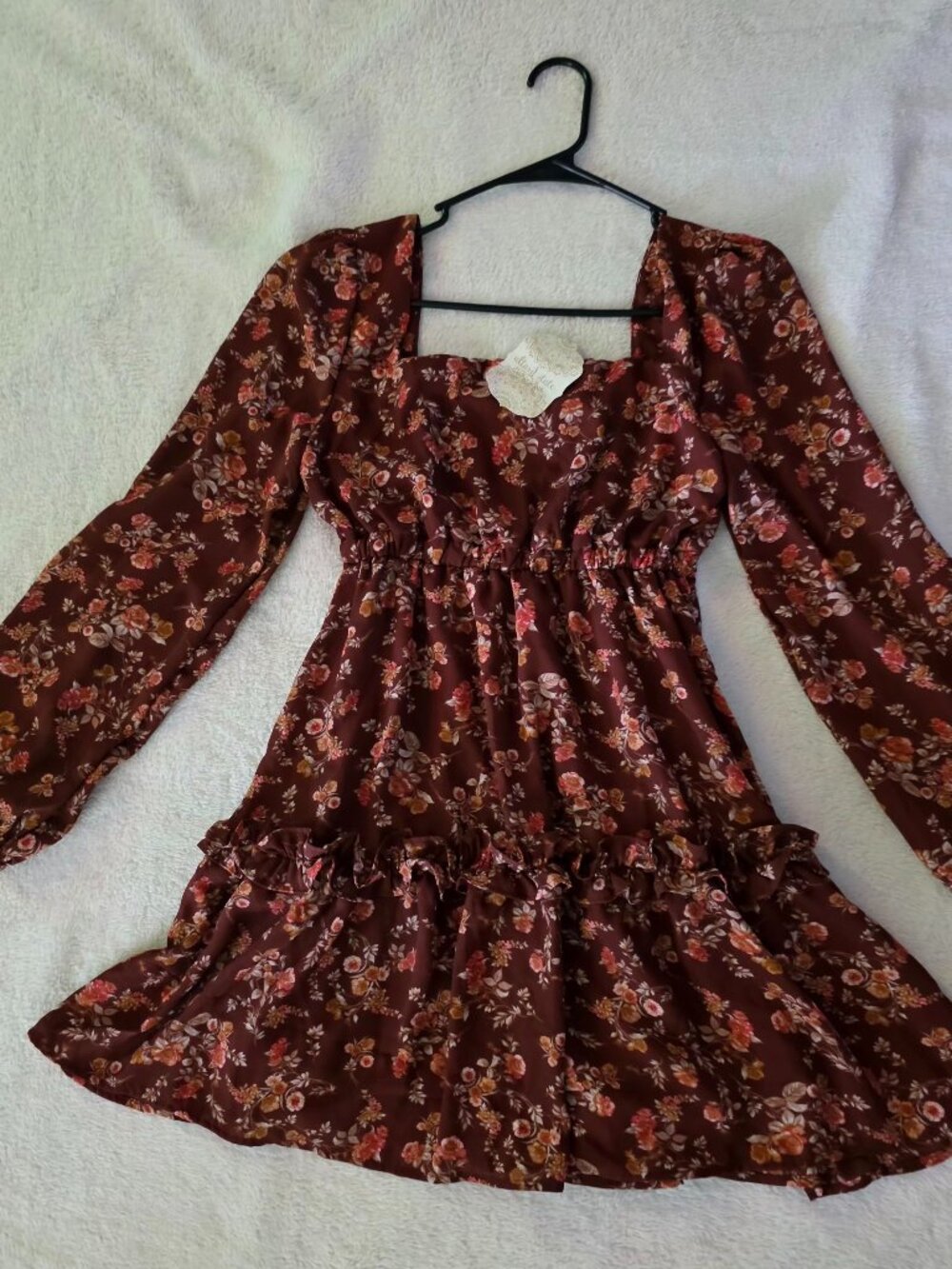 NWT Altar’d State Floral Square Neck Mini Dress Size Small ($80 MSRP)
